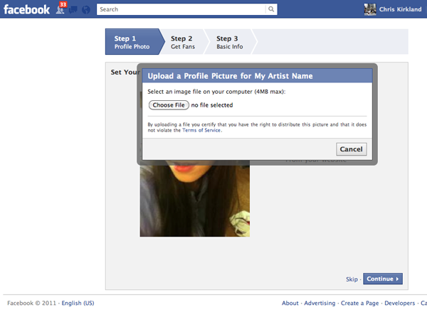 facebook basic details