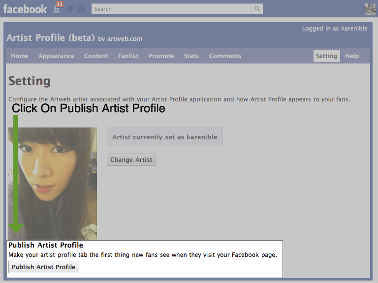 publish profile