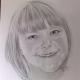 sophie | (sold) | | graphite pencil sophie