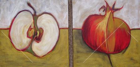 Apple and Pomegranate