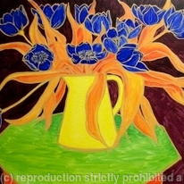 Tulips in Jug