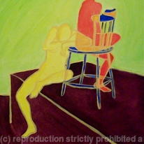  figures with chair here and ther