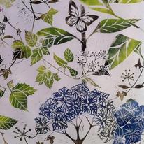 hidden Hydrangeas, detail