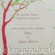 Cherry Blossom invitation