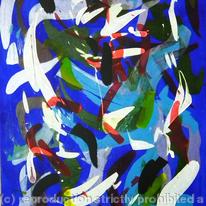 Abstract - Blue Agitation