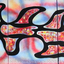 Amorphous - abstract triptych