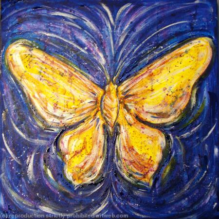 Abstract - Big Butterfly Splash