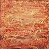 Abstract - Peaches and Gold