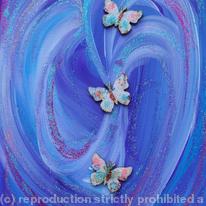 Violet Shimmer, Three Butterflies