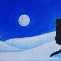 Black Cat, Snowy Hills