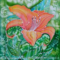 Abstract Lily Flower