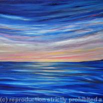 Distant Sails - Sunset Sea