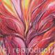 Orange Flames - Abstract | ¥22900 | 29 x 39cm | mixed media Orange Flames - Abstract