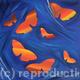 Abstract - Orange Butterflies