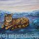Twilight Tabby Cat