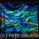 Banks-Top Door Panel | (sold) | | Painted & leaded glass Banks-Top Door Panel