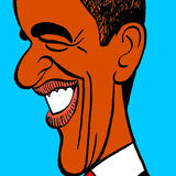 Obama - Mix media