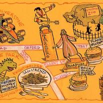 Royal map for evening Standard