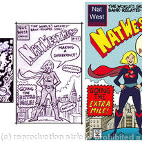 Nat West Superhero woman