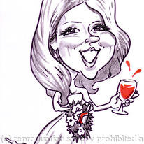 Bride Caricature