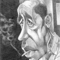 Humphrey Bogart Caricature 