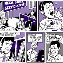 Corporate comic strip page 2