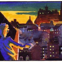 Hallam Foe colour storyboard