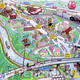 cartoon map - Old Kilpatrick