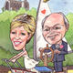Caricature Portrait | | 21 x 14cm | watercolour, ink Caricature Portrait
