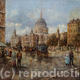 St.Paul's Cathedral… | £6500 | 65 x 54cm | Oil on Canvas St.Paul's Cathedral…