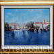 St.Raphael - France… | £2200 | 61 x 51cm | Oil on Canvas - Palette Knives St.Raphael - France…