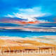 Seascape - I - | £310(sold) | 80 x 80cm | Acrylic on Canvas Seascape - I -