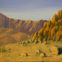 Judaea Desert - oil painting (landscape)