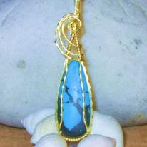 Turquoise pendant-012