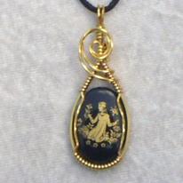 Virgo zodiac pendant -029