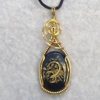 Scorpio zodiac pendant -030