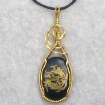 Pisces zodiac pendant -034