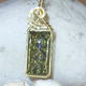 Dichroic glass pendant-015