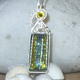 Dichroic glass pendant-017