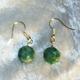 Jade ear rings -017