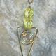 Crystal heart pendant…