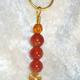 Carnelian bead pendant…
