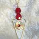 Crystal heart pendant…