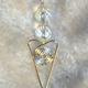 Crystal heart pendant…