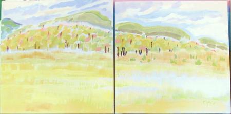 Banner Grade diptych