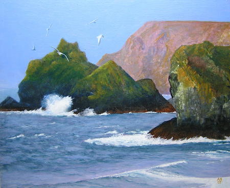 Towards Kynance Cove, Cornwall