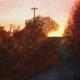 Sunset on the lane