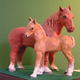 Suffolk Punch and foal