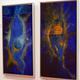 Magna Creo and Novus… | (sold) | 56 x 107cm | Mixed Media on Canvas with High Gloss Finish Magna Creo and Novus…