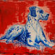 Great Dane | | | Mixed media on canvaswith high gloss finish Great Dane